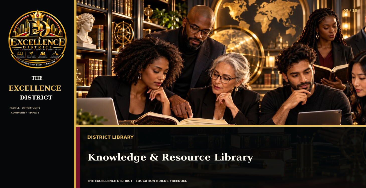 📚 Knowledge & Resource Library classroom cover