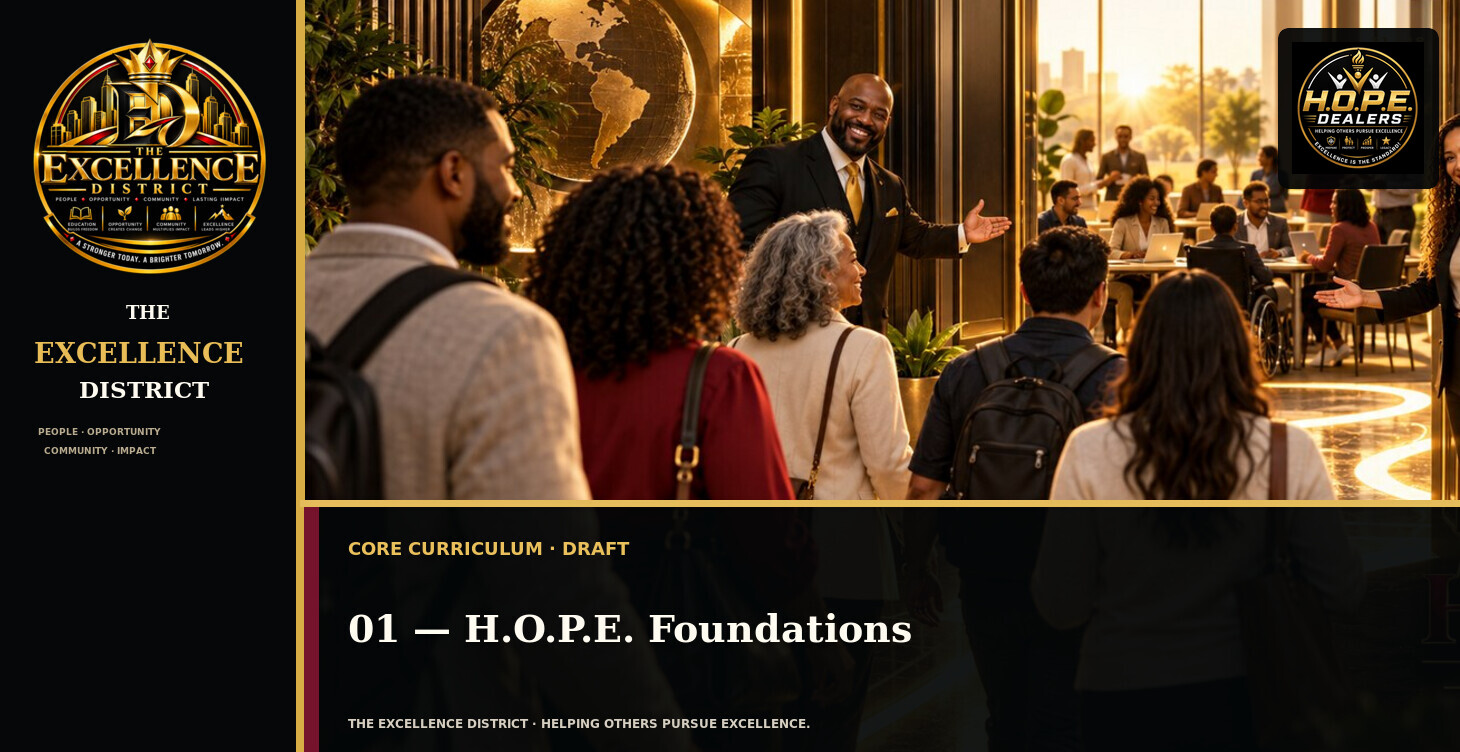 01 — H.O.P.E. Foundations classroom cover