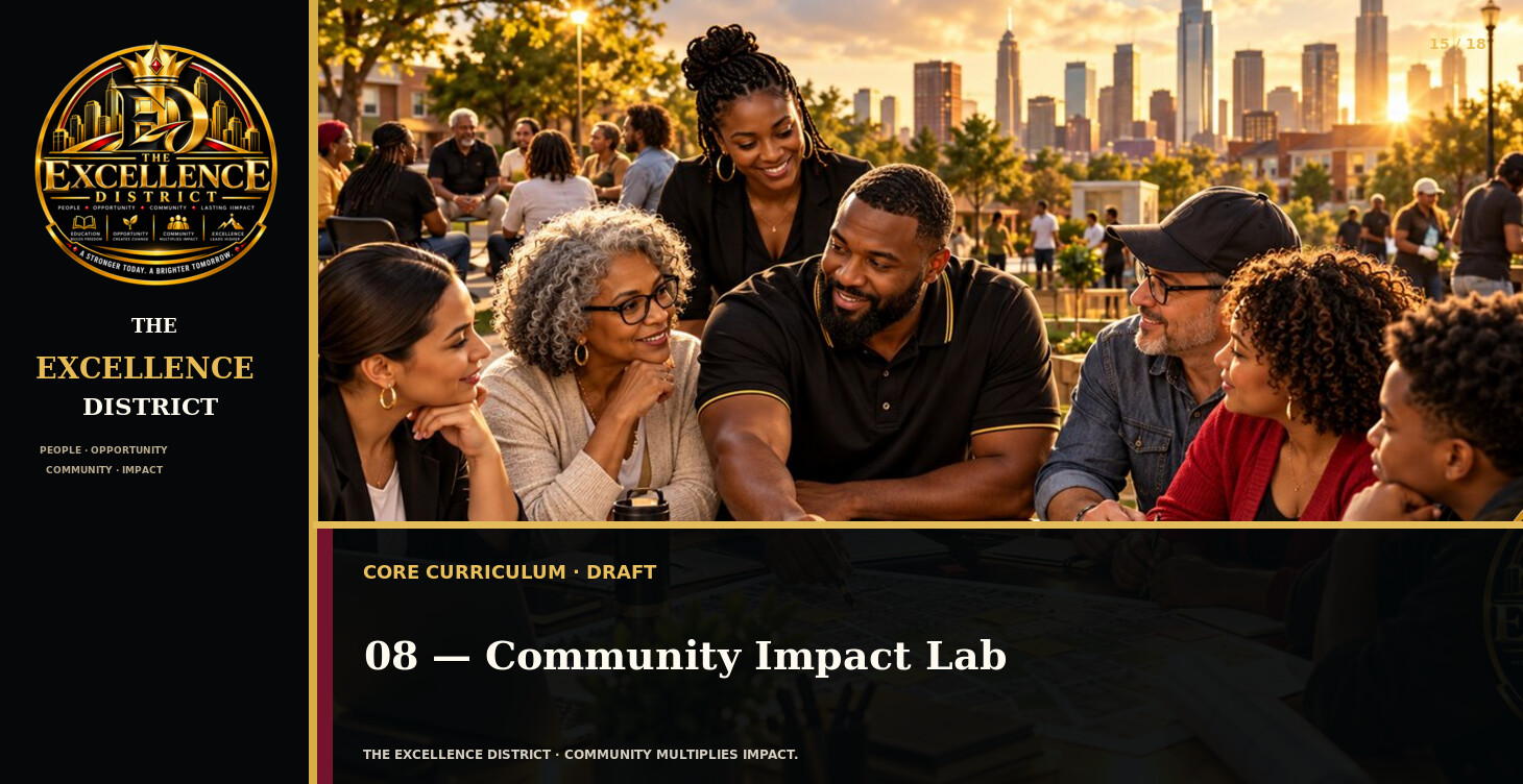 08 — Community Impact Lab classroom cover