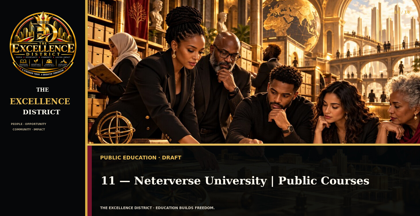 11 — Neterverse University | Public Courses classroom cover